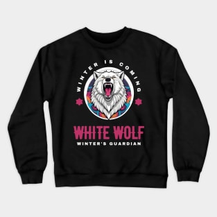 White Wolf Crewneck Sweatshirt